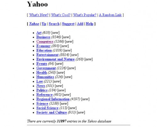 Yahoo! – 1994 