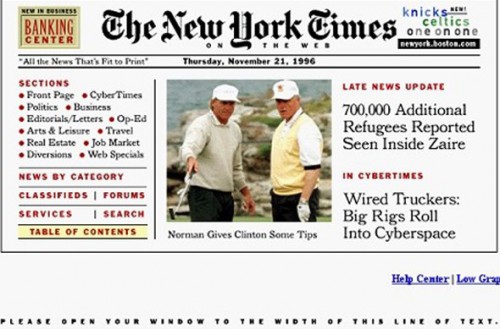 The New York Times –1996 