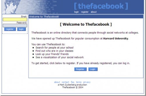 Facebook – 2004 