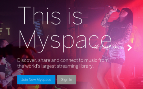 MySpace – now 