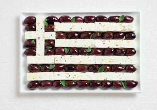 Greece – Kalamata olives and feta cheese